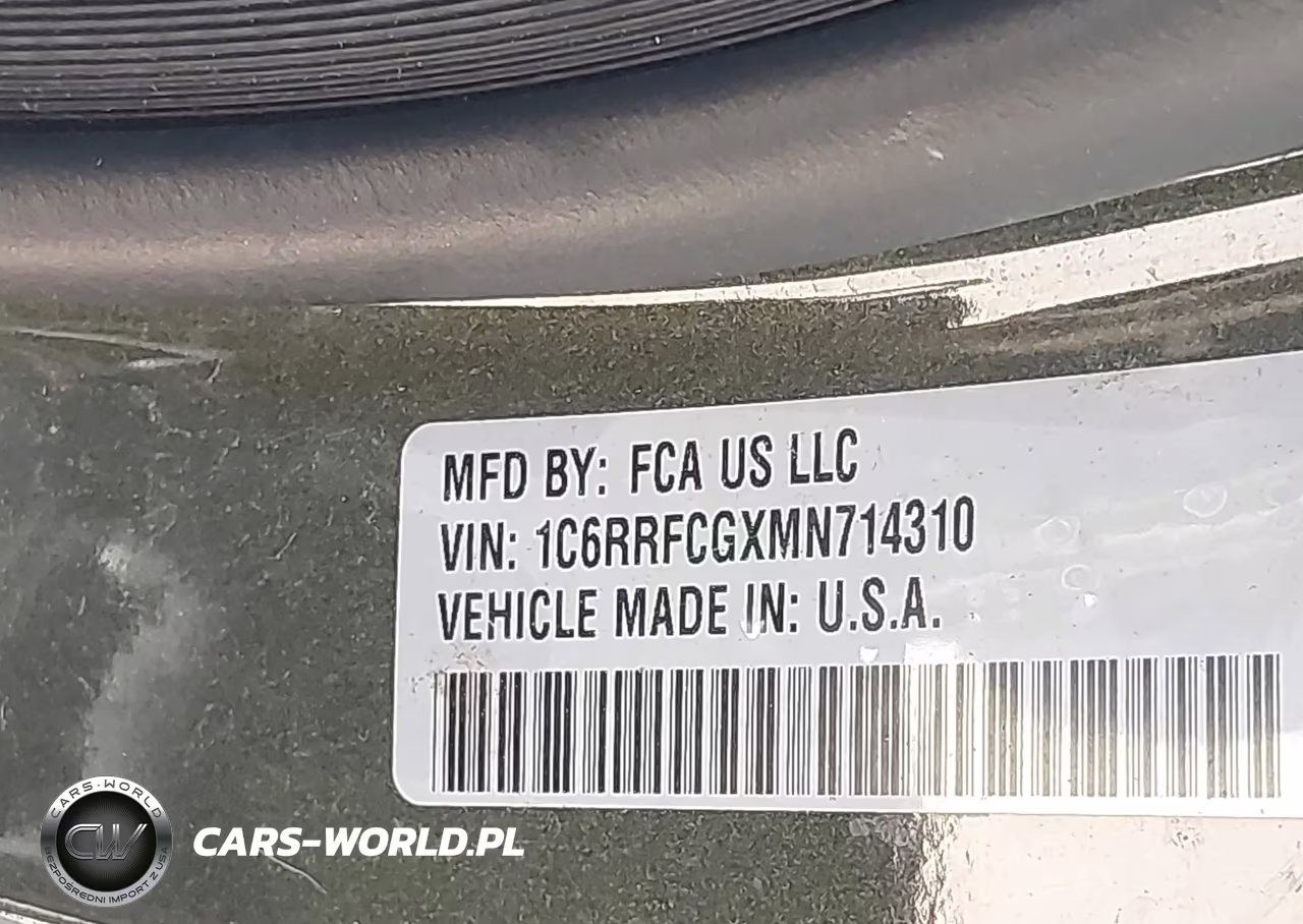 2021 Ram 1500 Tradesman 4X4 6'4 Box VIN:1C6RRFCGXMN714310 - 9