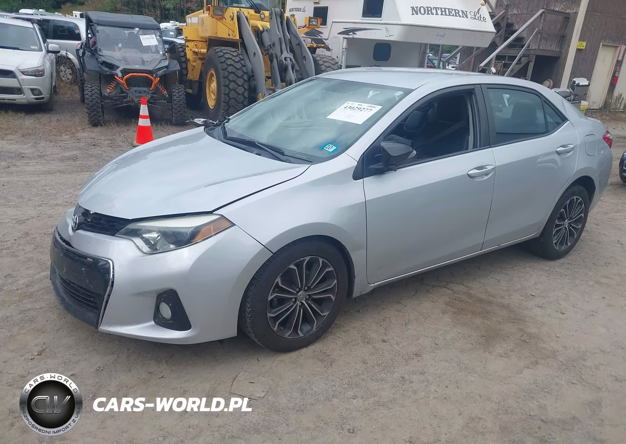 2015 Toyota Corolla S Plus VIN:2T1BURHE7FC262923 - 2