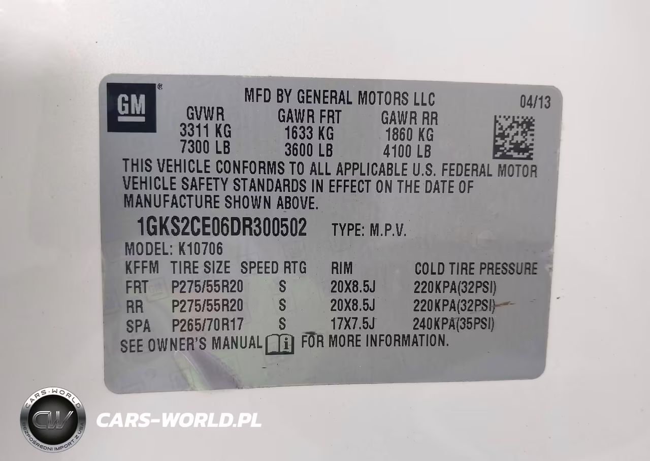 2013 GMC Yukon Slt VIN:1GKS2CE06DR300502 - 9