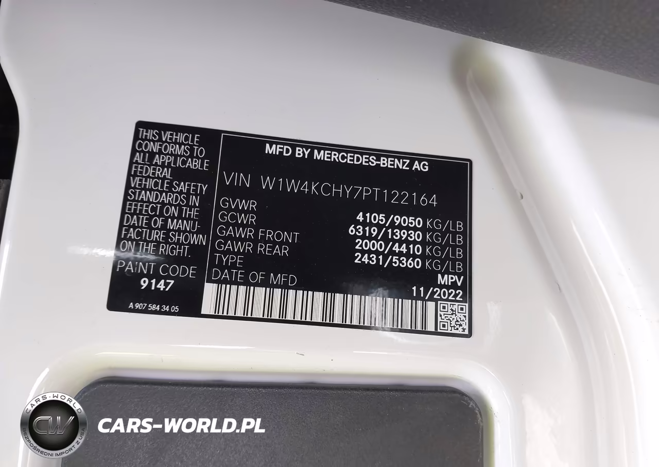 2023 Mercedes-Benz Sprinter 2500 High Roof 4-Cyl Diesel VIN:W1W4KCHY7PT122164 - 9