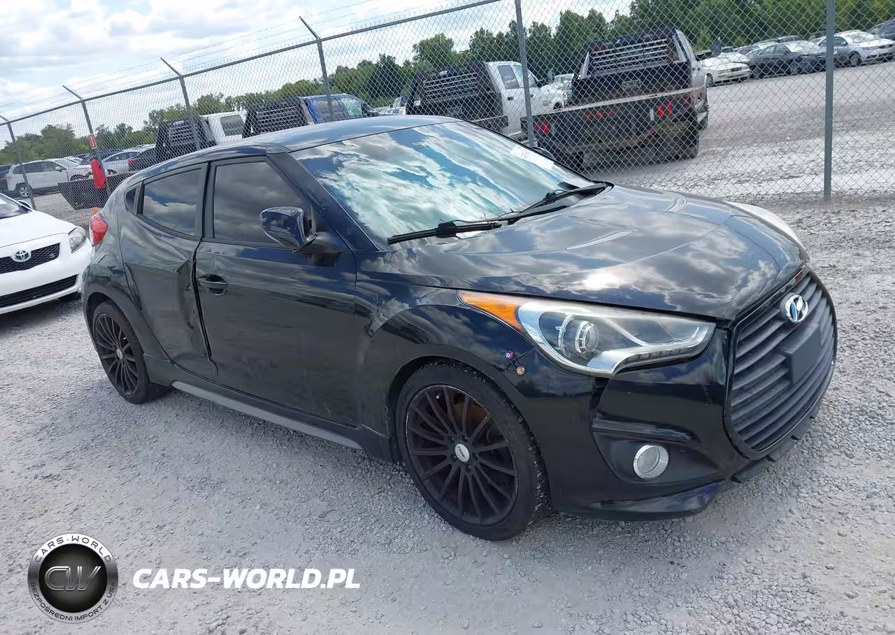 2013 Hyundai Veloster Turbo W-Blue