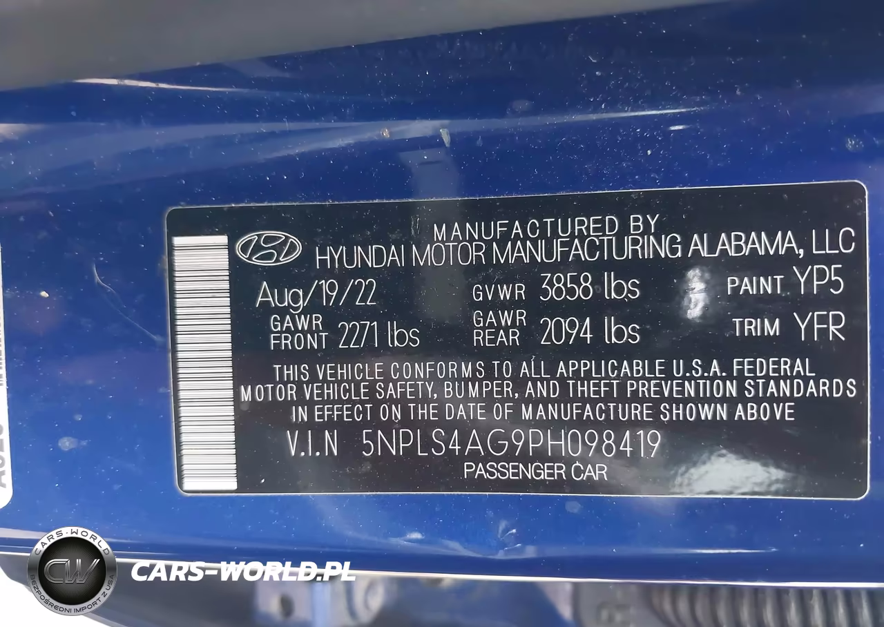 2023 Hyundai Elantra Sel VIN:5NPLS4AG9PH098419 - 9