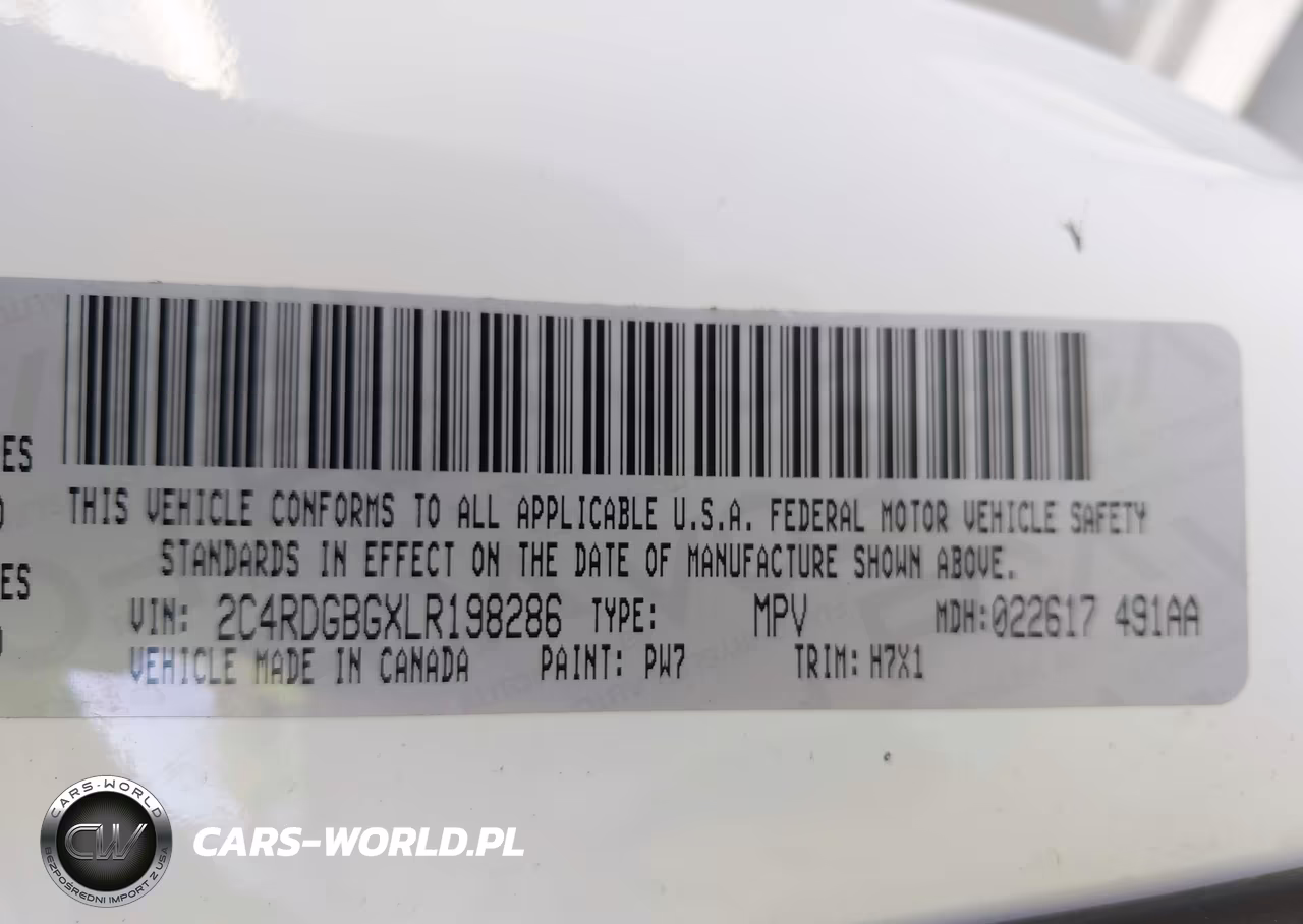 2020 Dodge Grand Caravan Se VIN:2C4RDGBGXLR198286 - 9