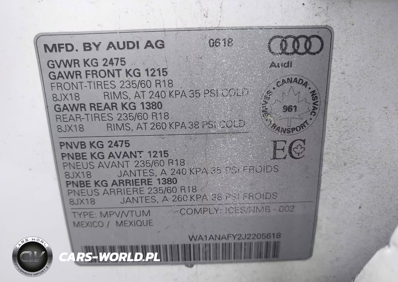 2018 Audi Q5 2.0T Premium-2.0T Tech Premium VIN:WA1ANAFY2J2205618 - 9