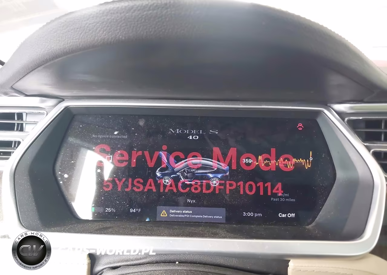2013 Tesla Model S VIN:5YJSA1AC8DFP10114 - 7