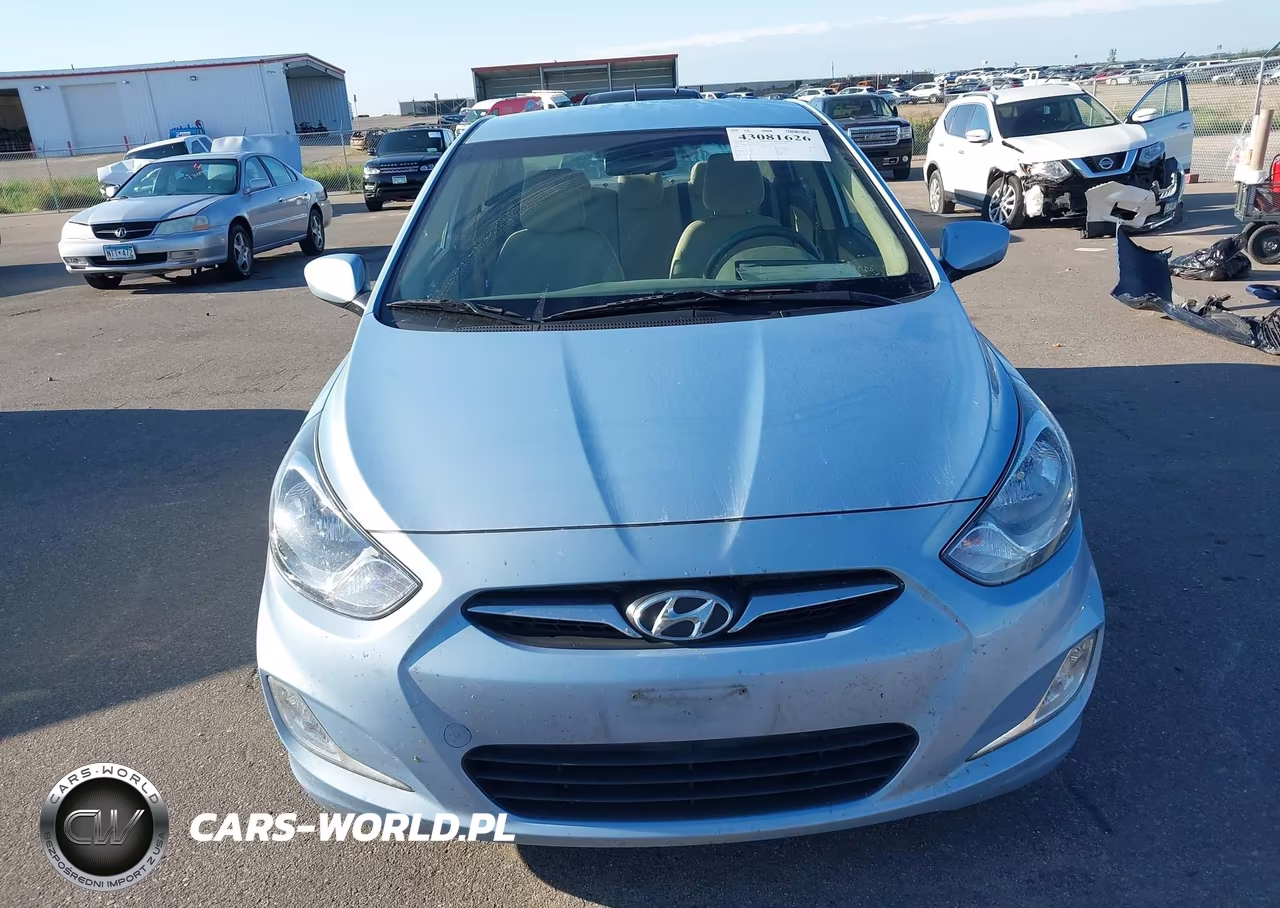 2013 Hyundai Accent Gls VIN:KMHCU4AEXDU576787 - 12
