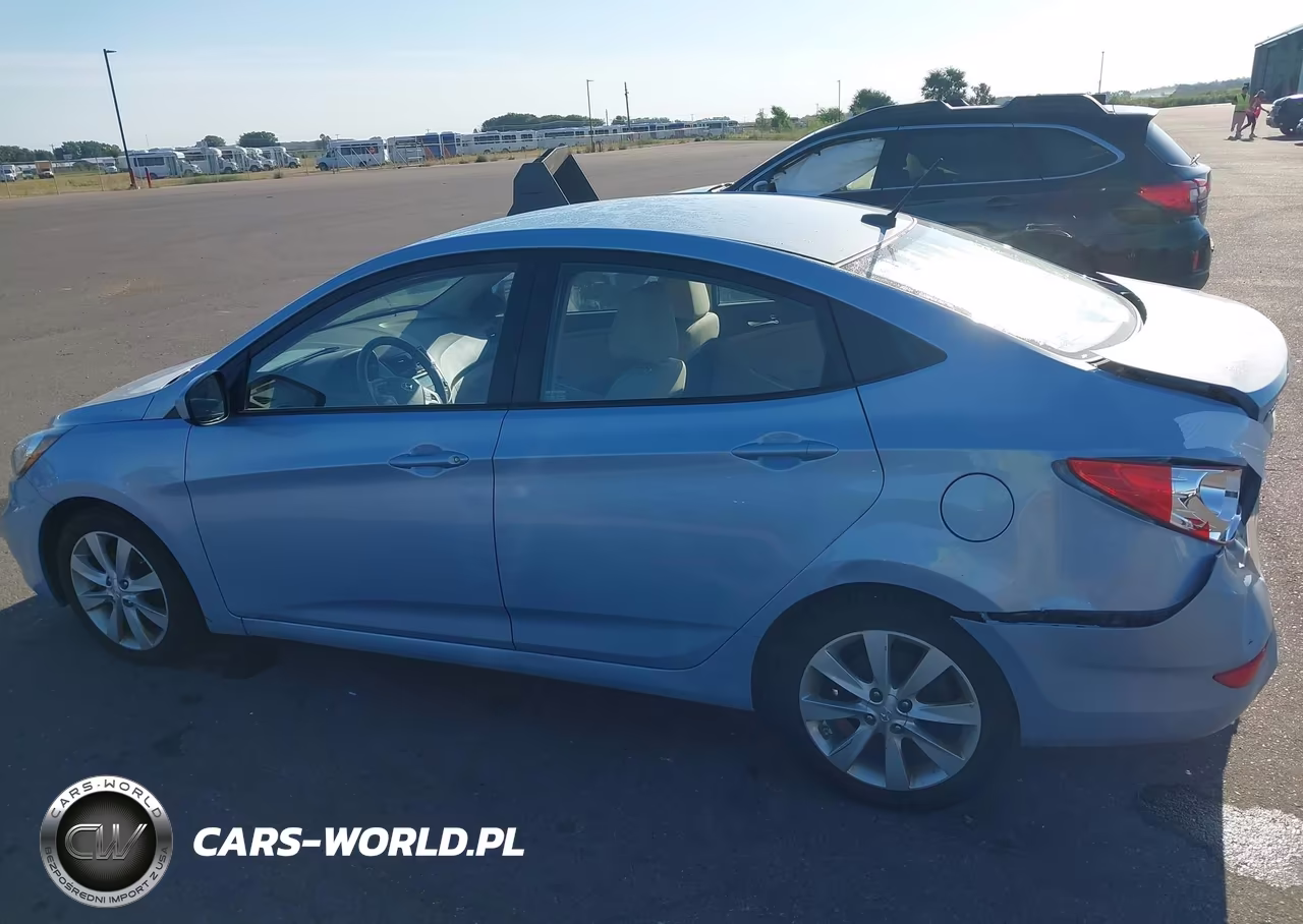 2013 Hyundai Accent Gls VIN:KMHCU4AEXDU576787 - 14