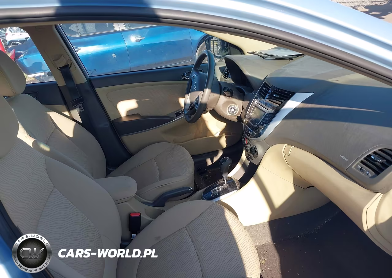 2013 Hyundai Accent Gls VIN:KMHCU4AEXDU576787 - 5