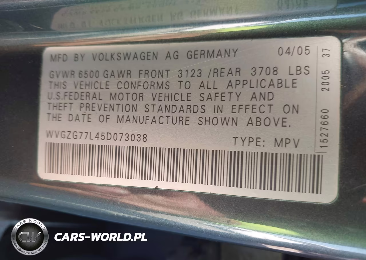 2005 Volkswagen Touareg V6 VIN:WVGZG77L45D073038 - 9