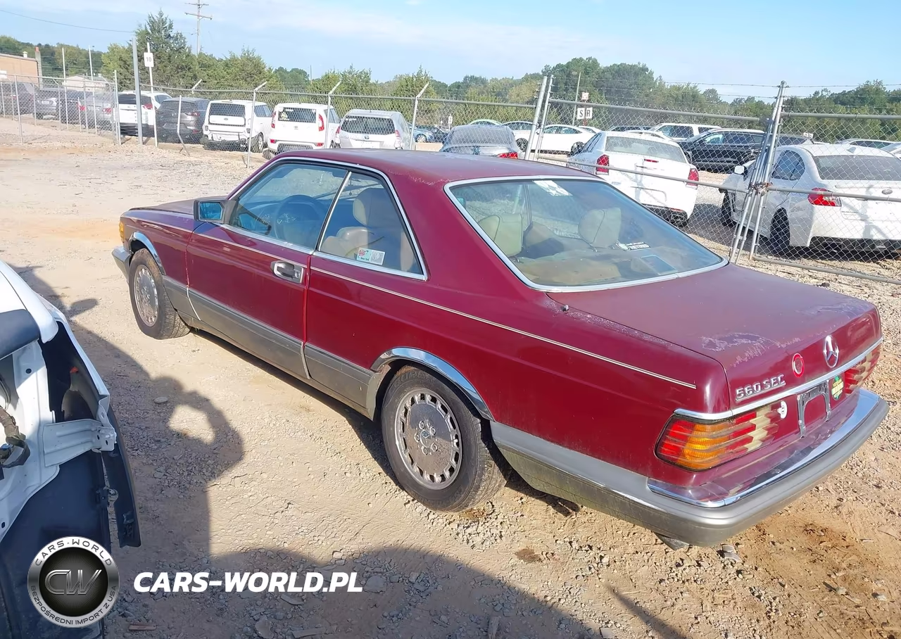 1986 Mercedes-Benz 560 Sec VIN:WDBCA45D5GA200646 - 3