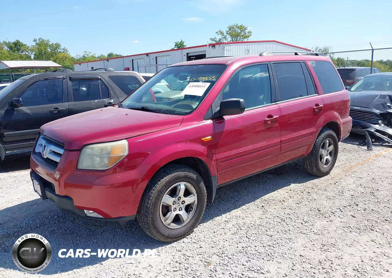 2006 Honda Pilot Ex-L VIN:2HKYF18526H508053 - 2