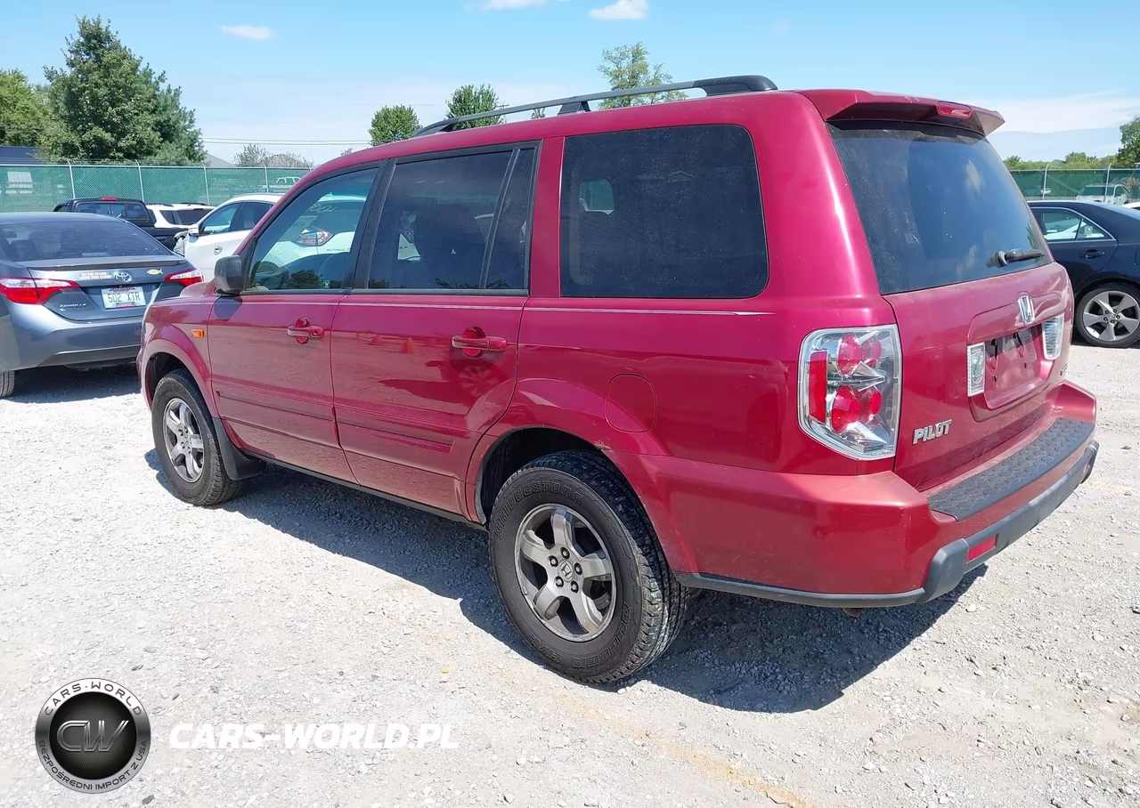 2006 Honda Pilot Ex-L VIN:2HKYF18526H508053 - 3