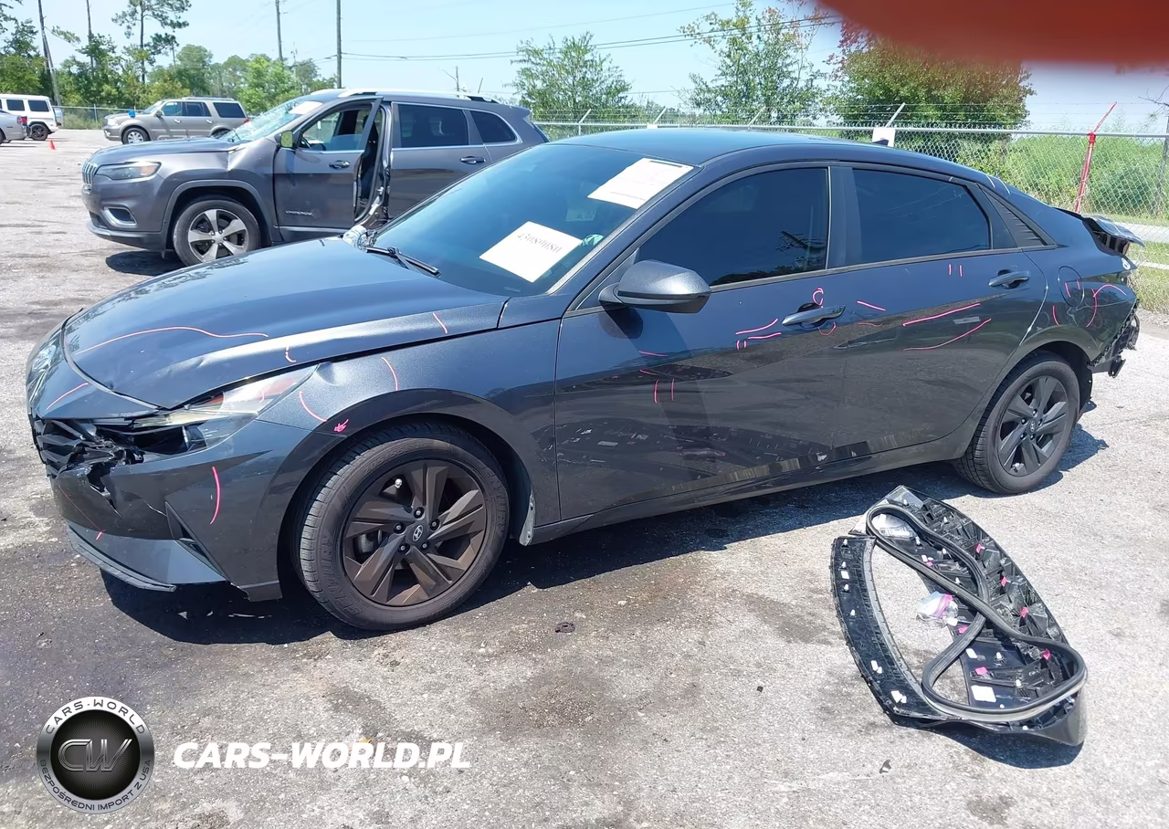 2021 Hyundai Elantra Sel VIN:5NPLM4AG8MH009512 - 2