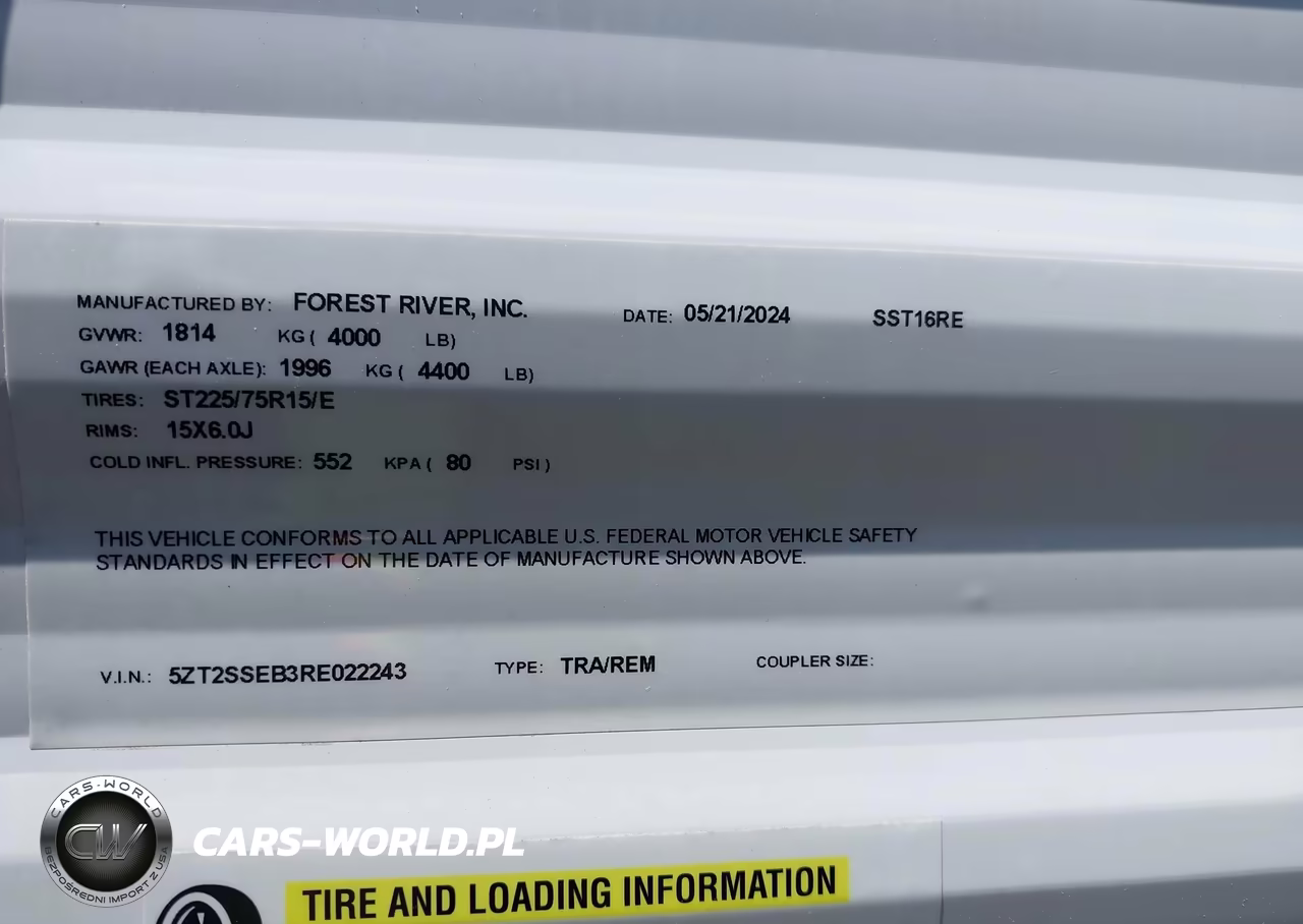 2024 Forest River Shasta Oasis VIN:5ZT2SSEB3RE022243 - 9