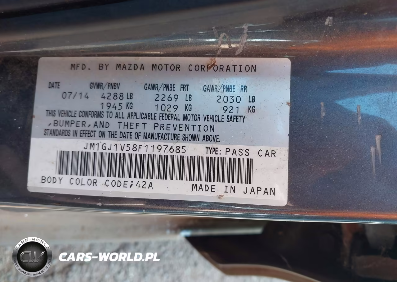 2015 Mazda Mazda6 I Touring VIN:JM1GJ1V58F1197685 - 9