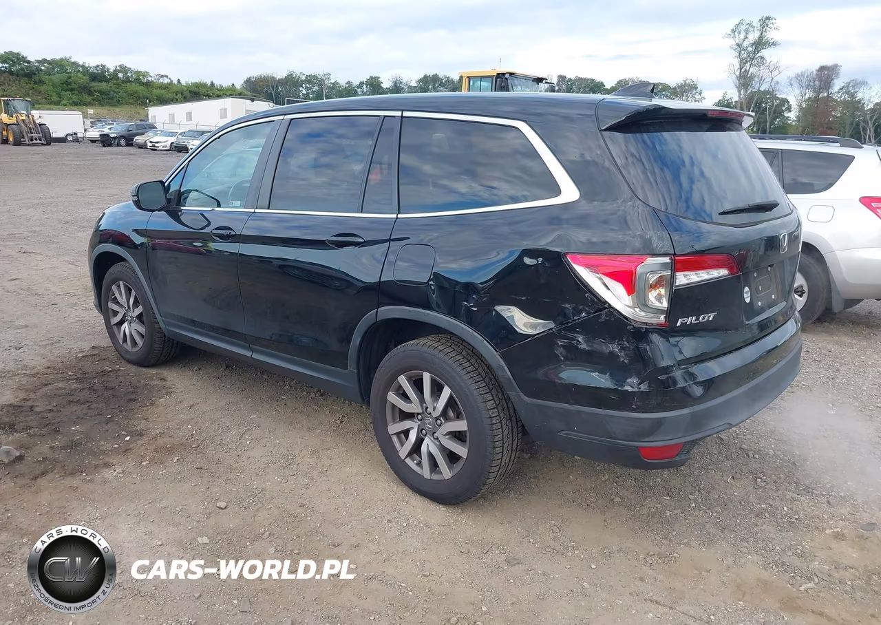 2020 Honda Pilot Awd Ex-L VIN:5FNYF6H57LB047407 - 3
