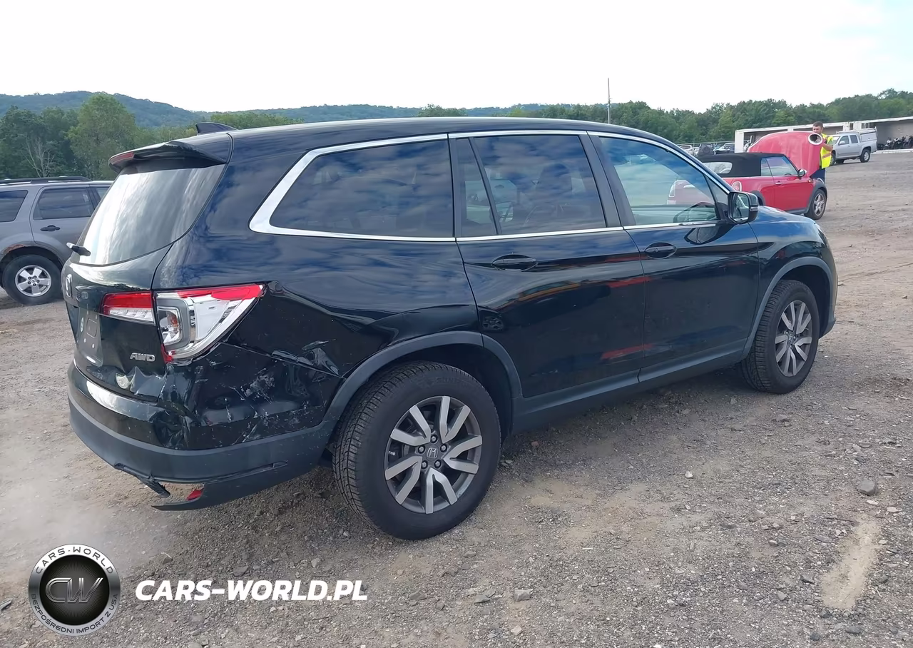 2020 Honda Pilot Awd Ex-L VIN:5FNYF6H57LB047407 - 4