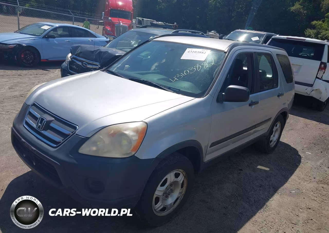 2005 Honda Cr-V Lx VIN:JHLRD68505C014942 - 2