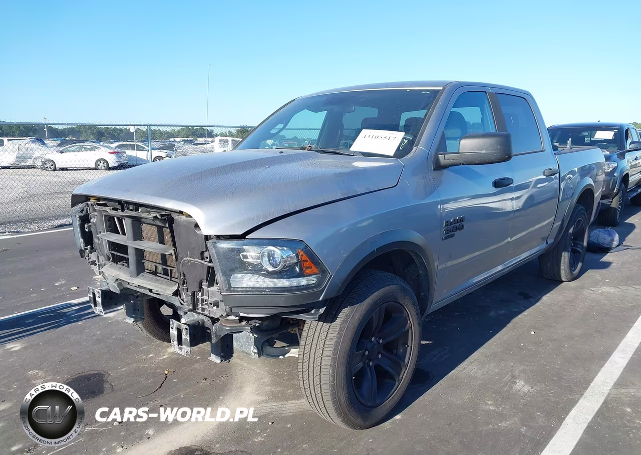 2022 Ram 1500 Classic Warlock 4X4 5'7 Box VIN:1C6RR7LG2NS188389 - 2