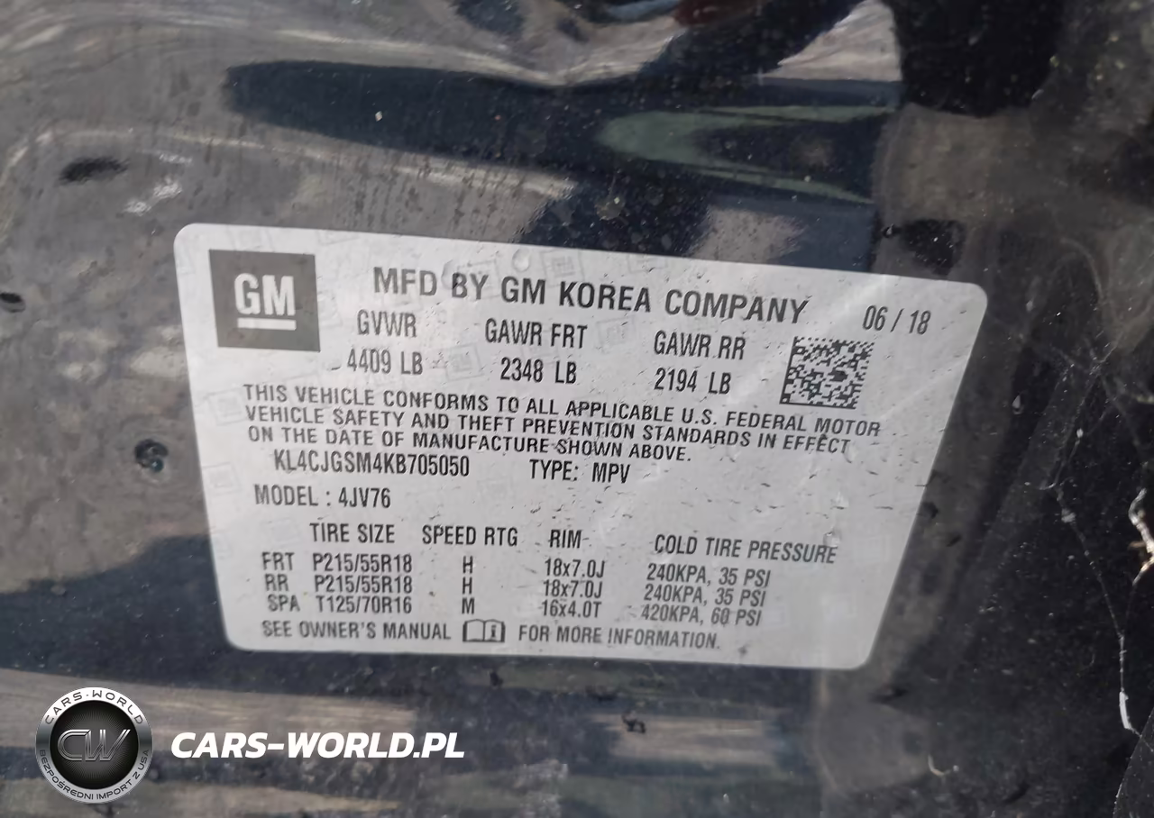 2019 Buick Encore Awd Essence VIN:KL4CJGSM4KB705050 - 9