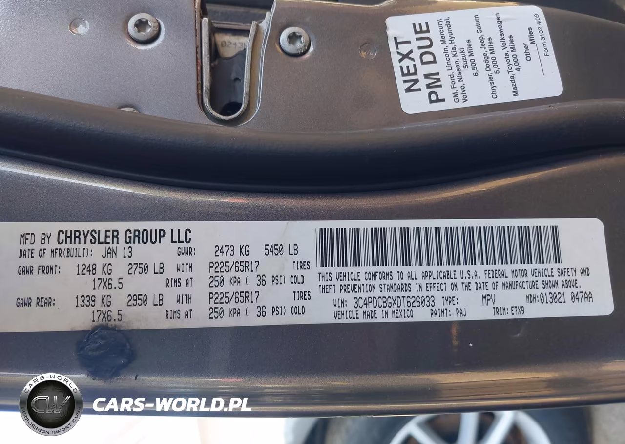 2013 Dodge Journey Sxt VIN:3C4PDCBGXDT626033 - 9