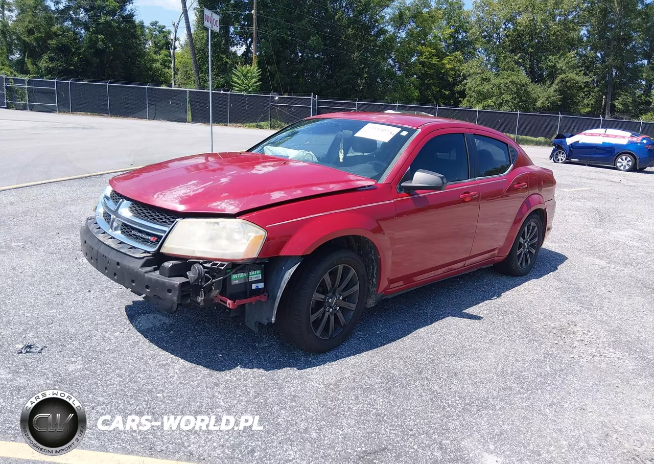 2013 Dodge Avenger Se VIN:1C3CDZAB9DN630103 - 2