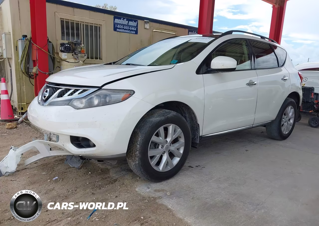 2014 Nissan Murano Sl VIN:JN8AZ1MU2EW419764 - 2