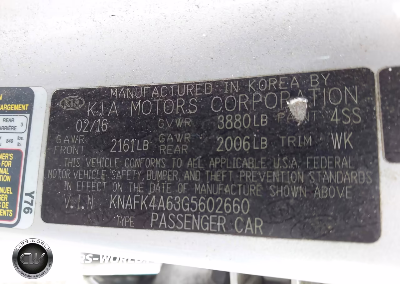 2016 Kia Forte Lx VIN:KNAFK4A63G5602660 - 9