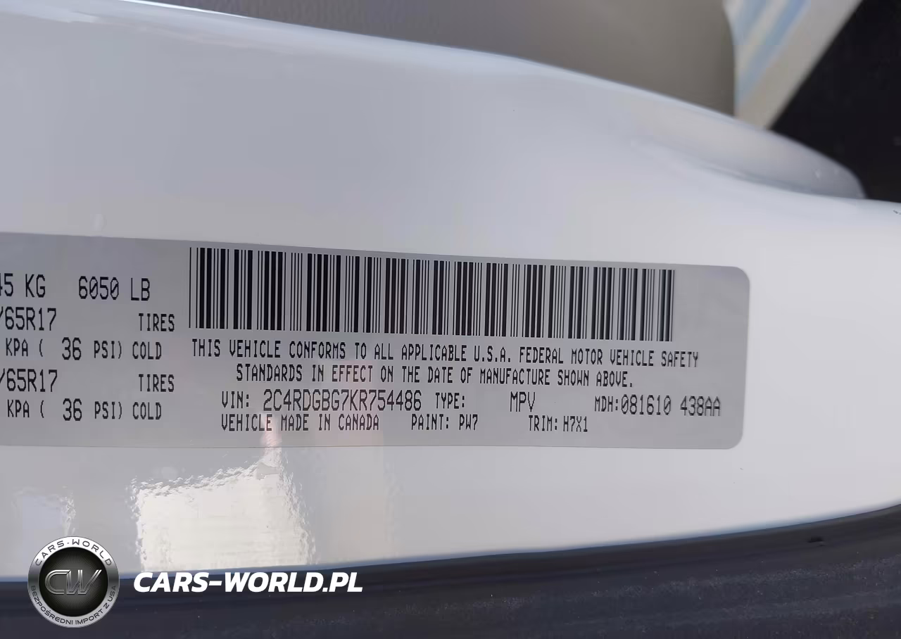 2019 Dodge Grand Caravan Se VIN:2C4RDGBG7KR754486 - 9