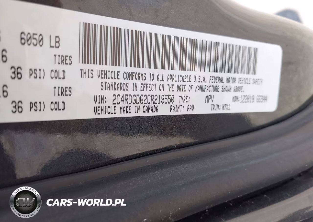 2012 Dodge Grand Caravan Crew VIN:2C4RDGDG2CR219550 - 9