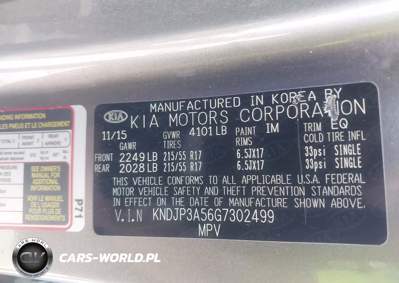 2016 Kia Soul + VIN:KNDJP3A56G7302499 - 9
