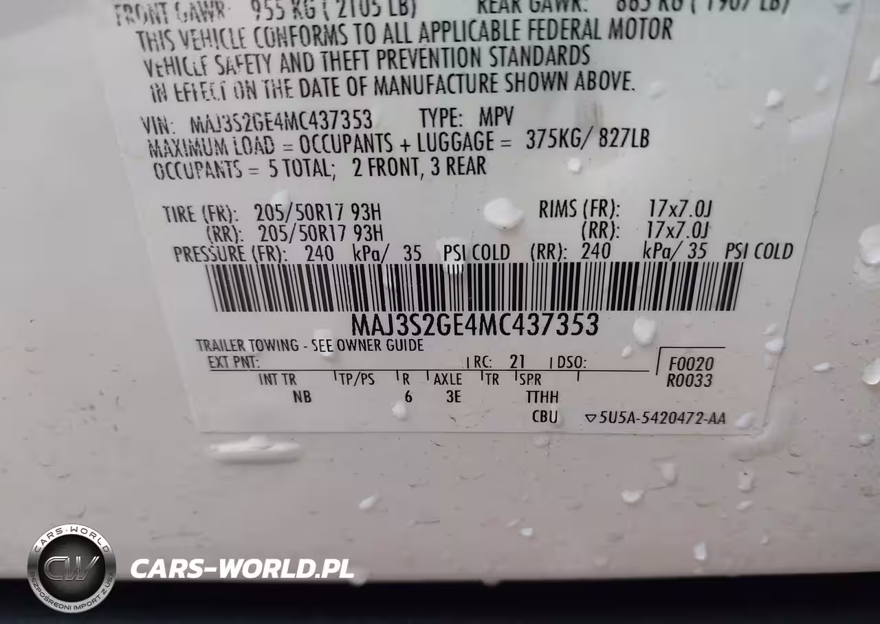 2021 Ford Ecosport Se VIN:MAJ3S2GE4MC437353 - 9