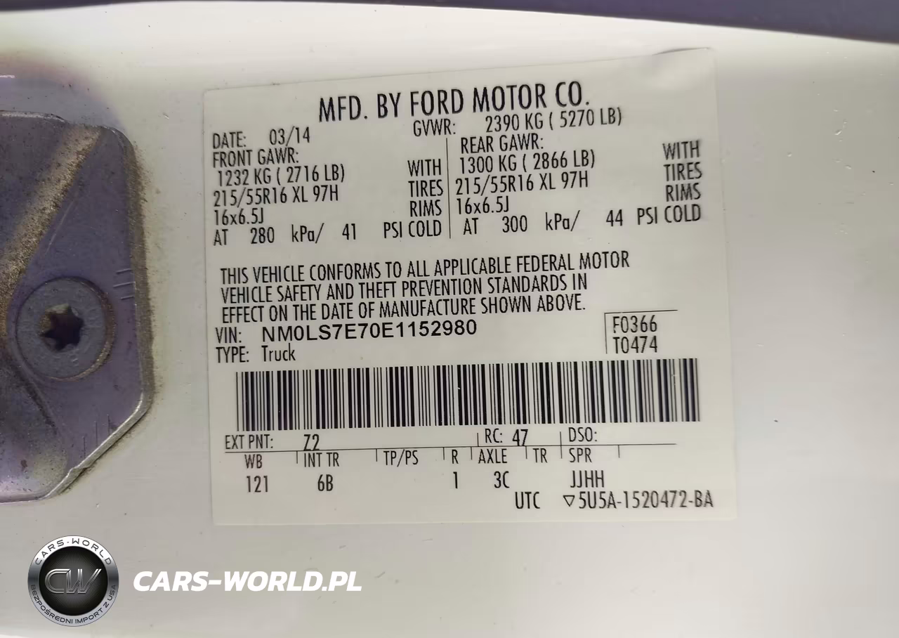 2014 Ford Transit Connect Xl VIN:NM0LS7E70E1152980 - 9
