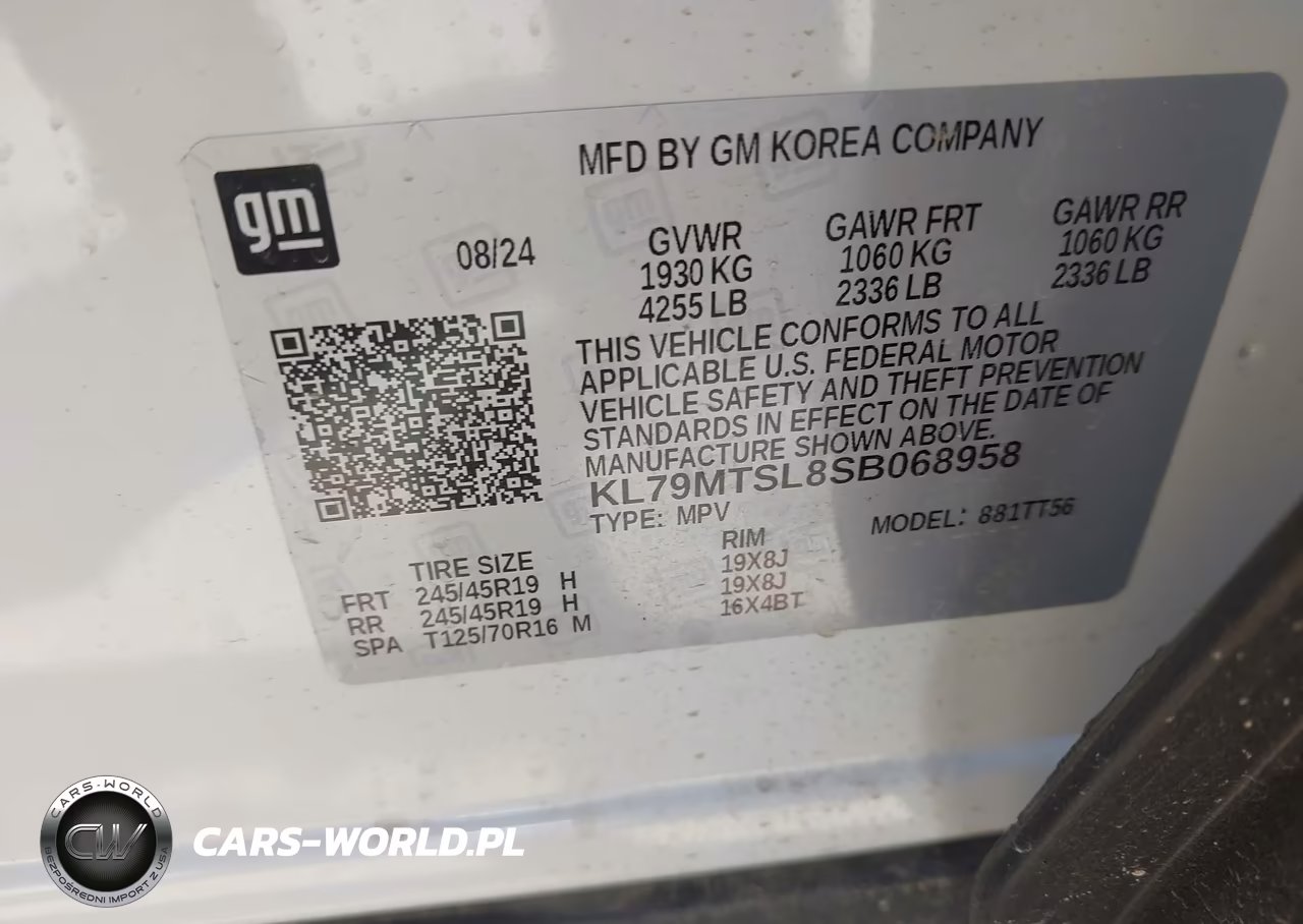 2025 Chevrolet Trailblazer Fwd Rs VIN:KL79MTSL8SB068958 - 9