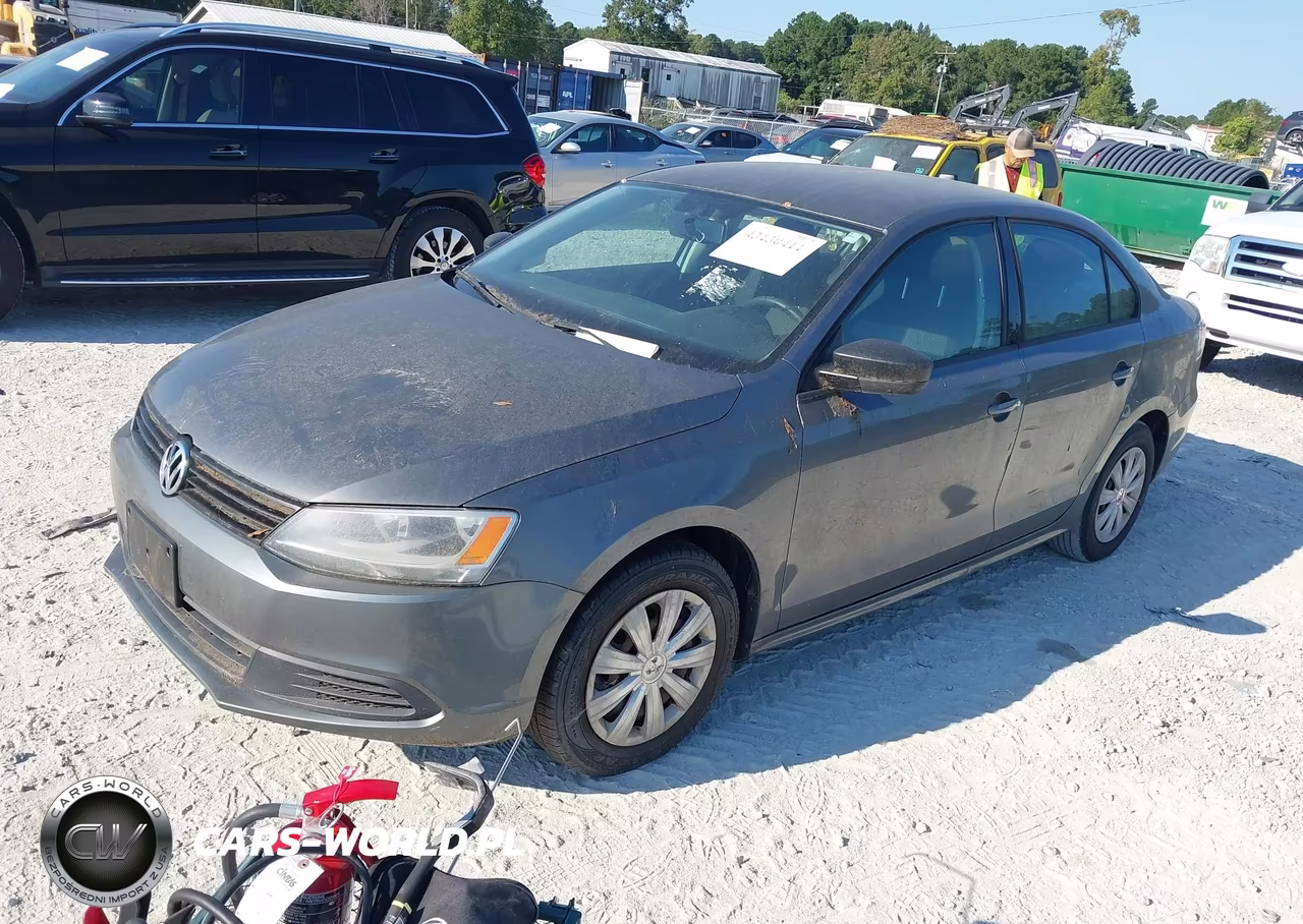 2013 Volkswagen Jetta 2.0L S VIN:3VW1K7AJ6DM256285 - 2