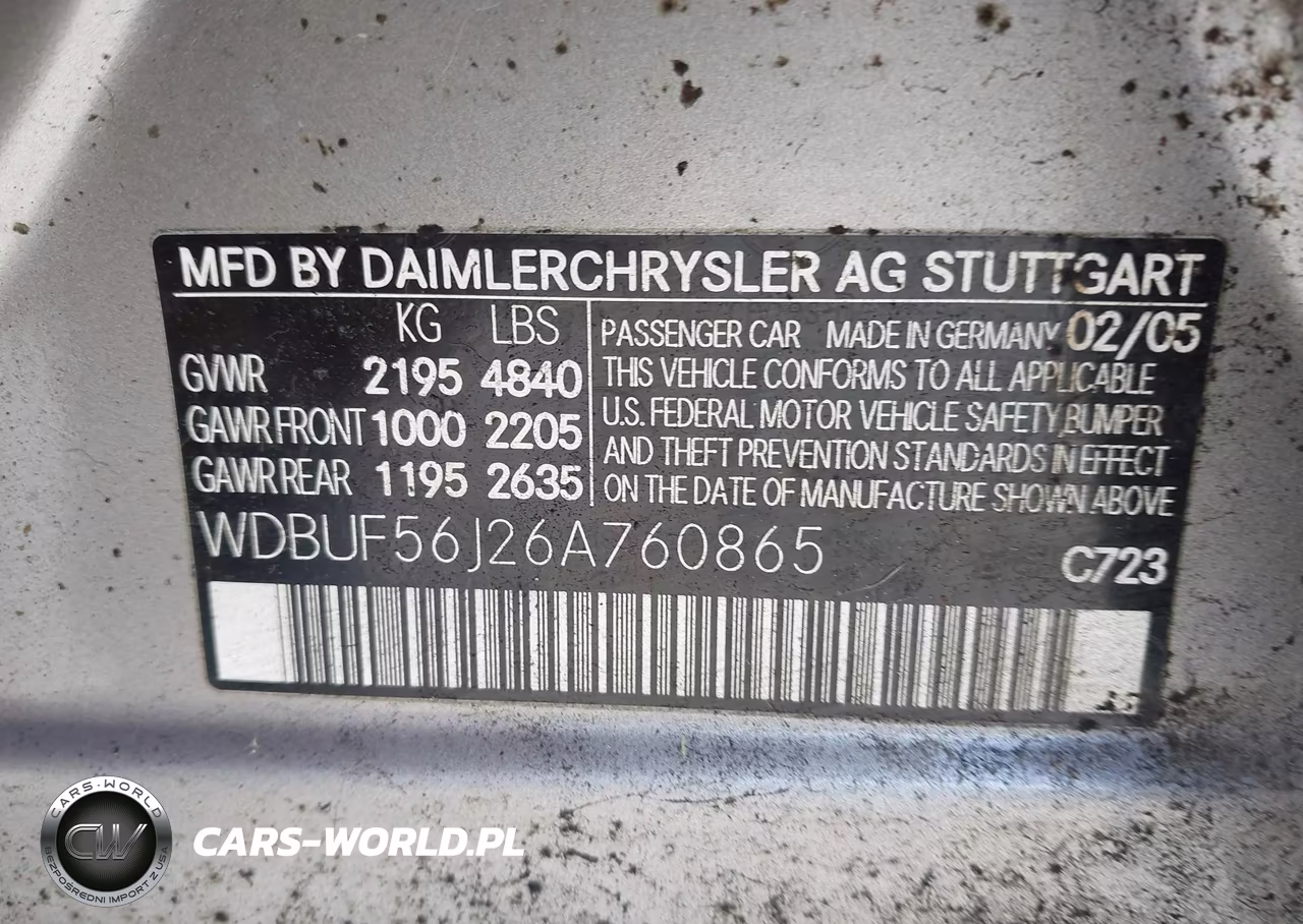 2006 Mercedes-Benz E 350 VIN:WDBUF56J26A760865 - 9