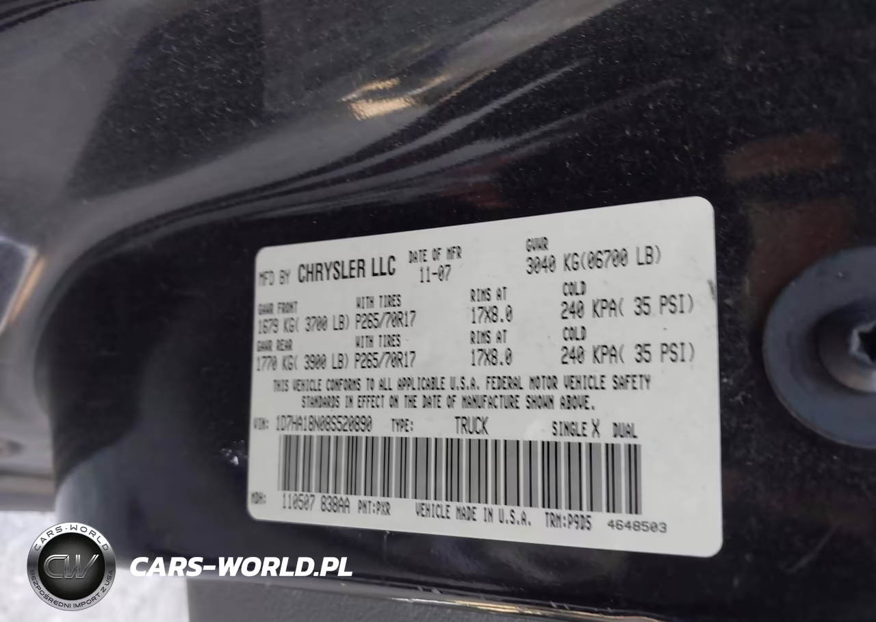 2008 Dodge Ram 1500 St-Sxt VIN:1D7HA18N08S520890 - 9