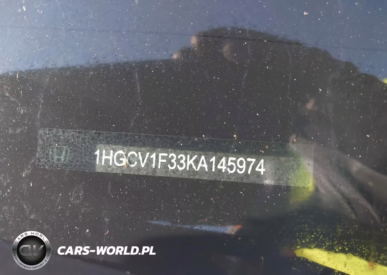 2019 Honda Accord Sport VIN:1HGCV1F33KA145974 - 16