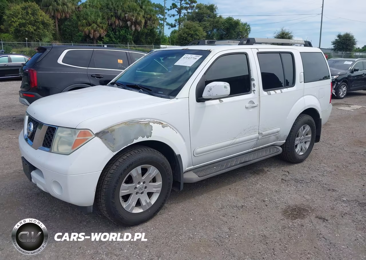 2005 Nissan Pathfinder Le VIN:5N1AR18UX5C703534 - 2