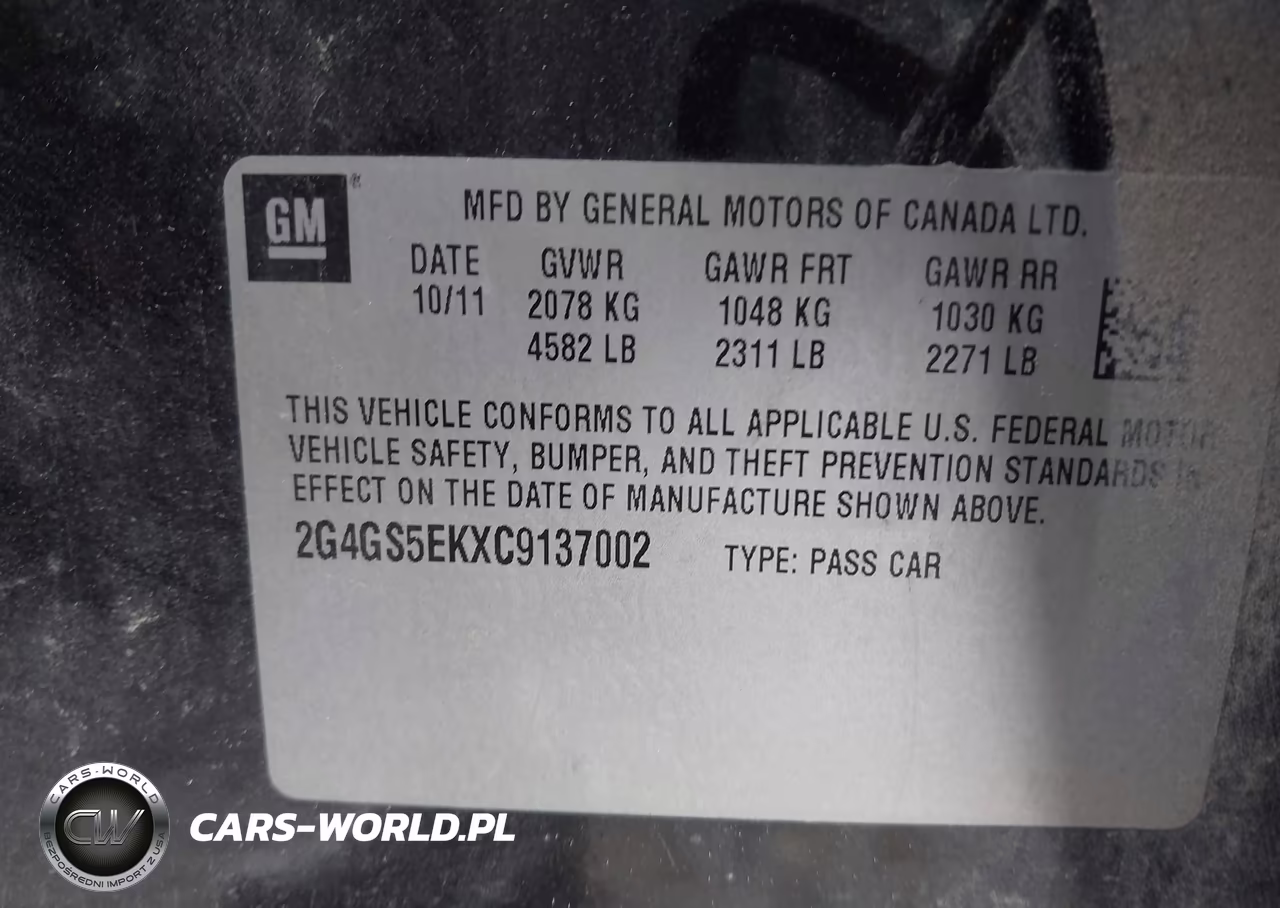 2012 Buick Regal Premium 1 VIN:2G4GS5EKXC9137002 - 9