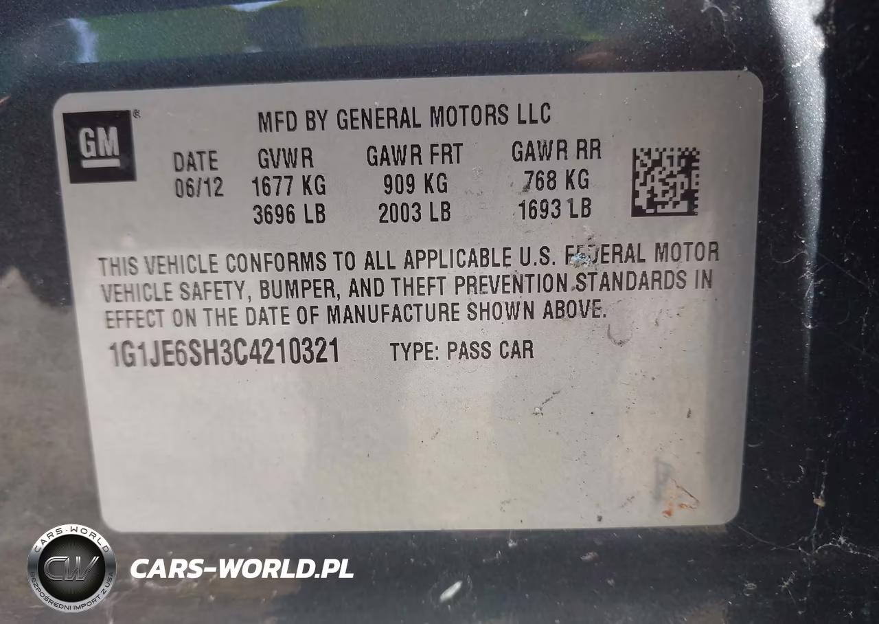 2012 Chevrolet Sonic 2Lz VIN:1G1JE6SH3C4210321 - 9