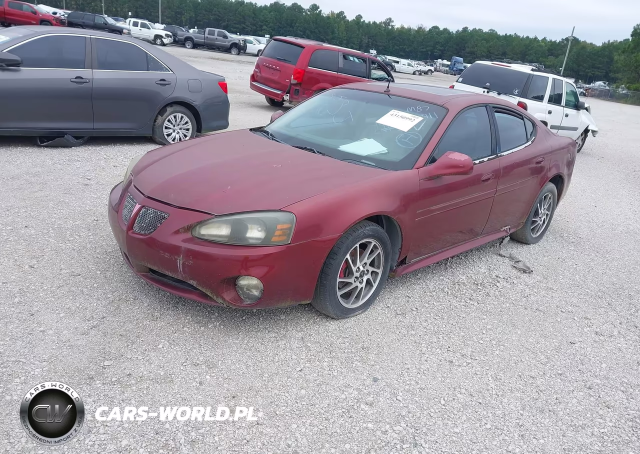 2004 Pontiac Grand Prix Gtp VIN:2G2WR524341230885 - 2