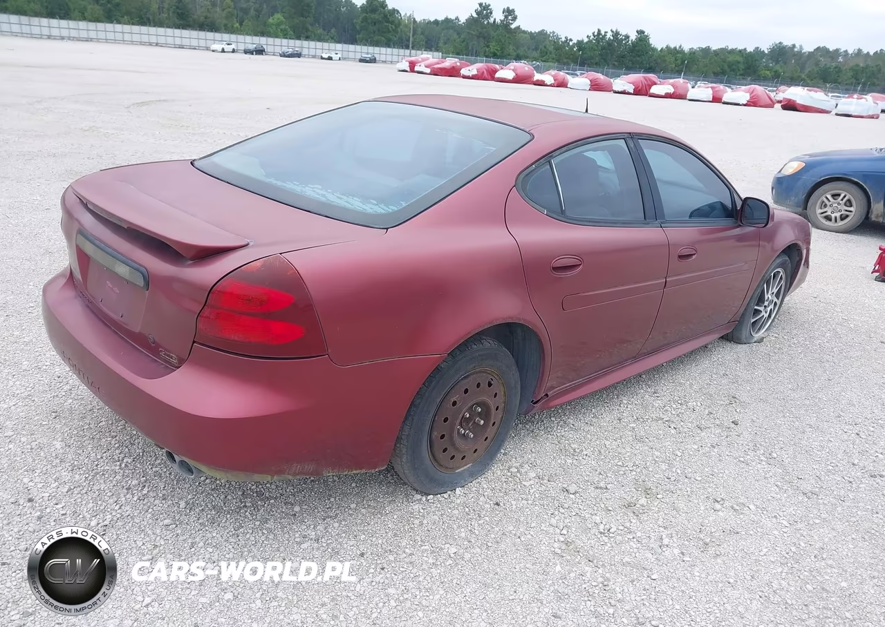 2004 Pontiac Grand Prix Gtp VIN:2G2WR524341230885 - 4
