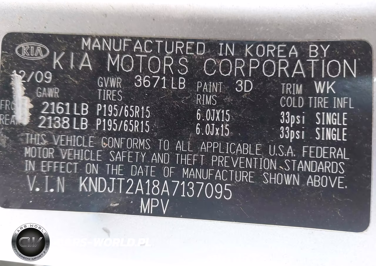 2010 Kia Soul VIN:KNDJT2A18A7137095 - 9