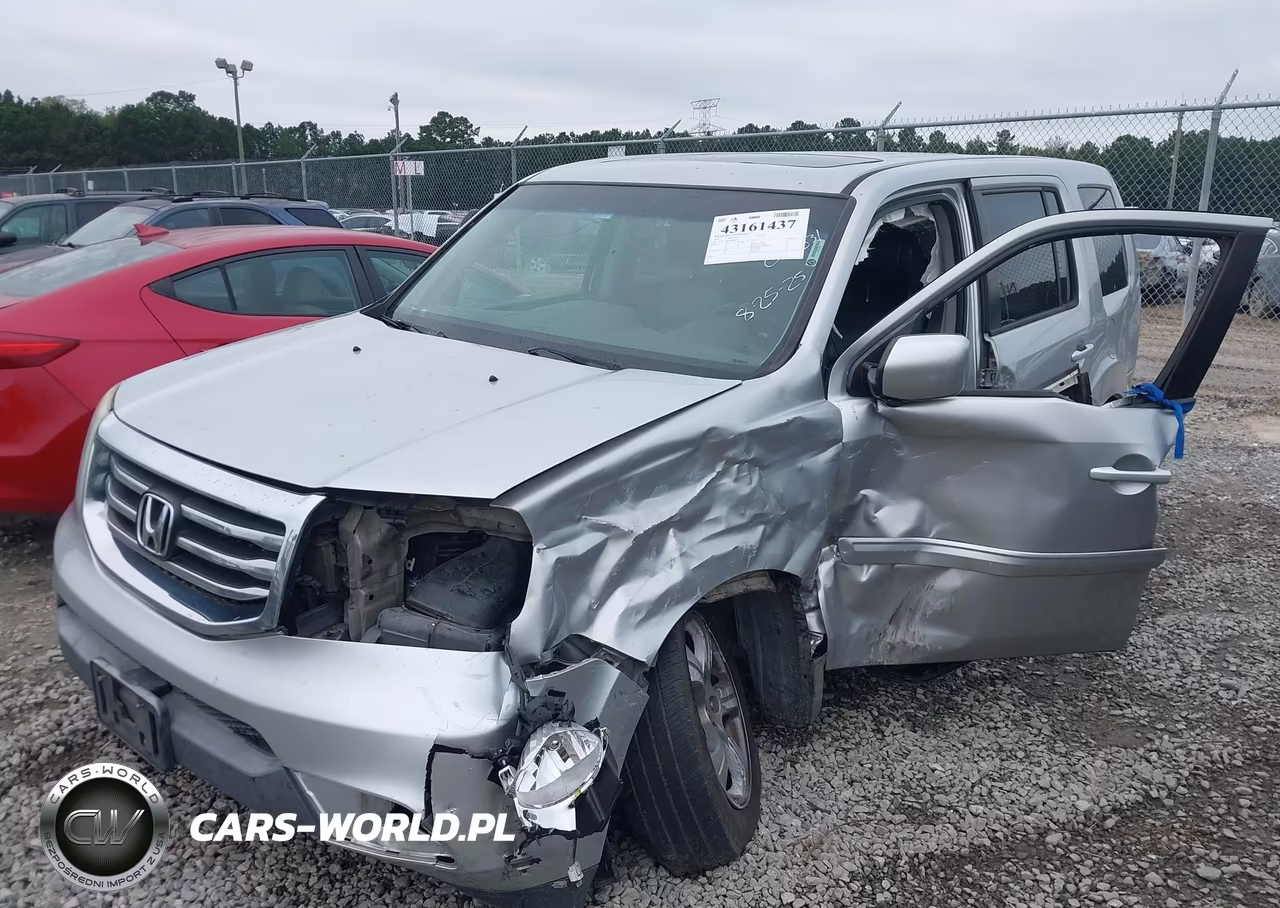2012 Honda Pilot Ex-L VIN:5FNYF4H51CB044331 - 2