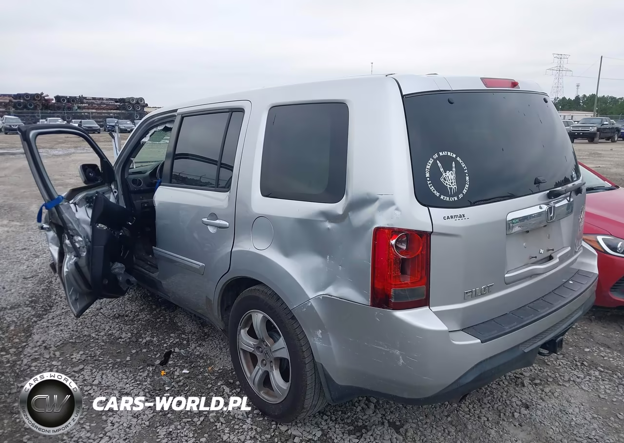 2012 Honda Pilot Ex-L VIN:5FNYF4H51CB044331 - 3