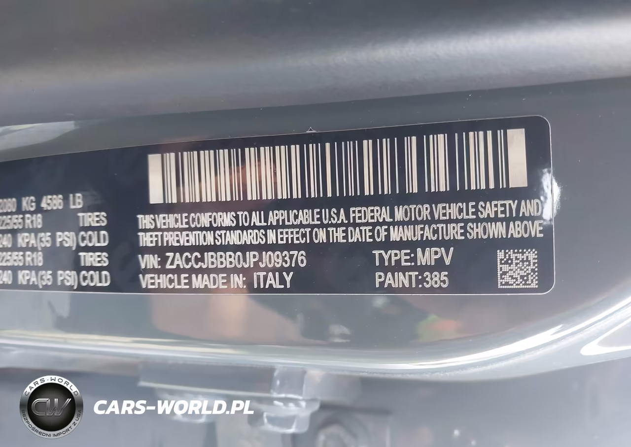 2018 Jeep Renegade Altitude 4X4 VIN:ZACCJBBB0JPJ09376 - 9