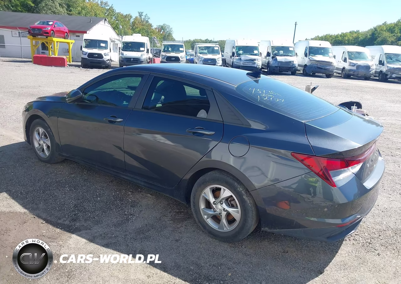 2021 Hyundai Elantra Se VIN:5NPLL4AG6MH011861 - 3