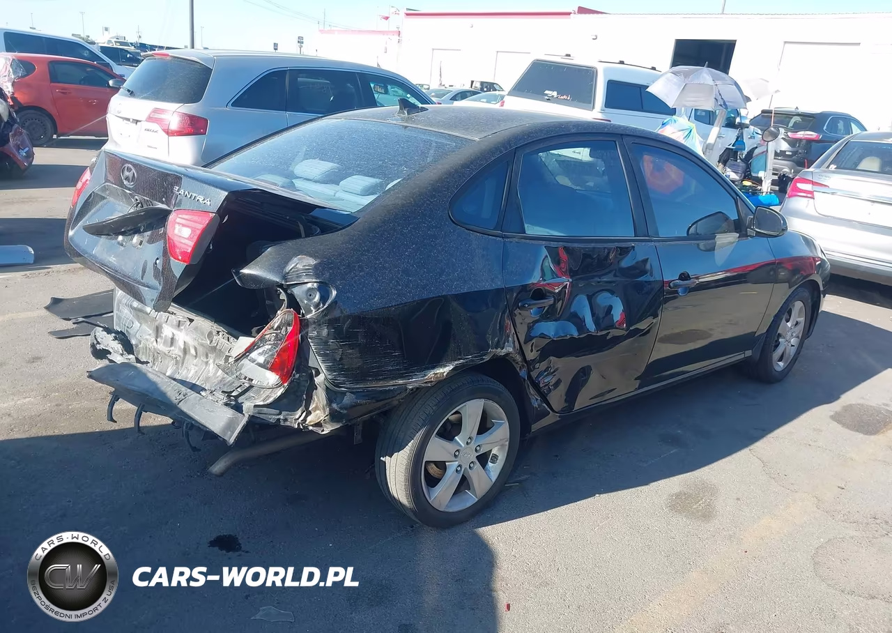 2009 Hyundai Elantra Gls VIN:KMHDU46D19U665661 - 4