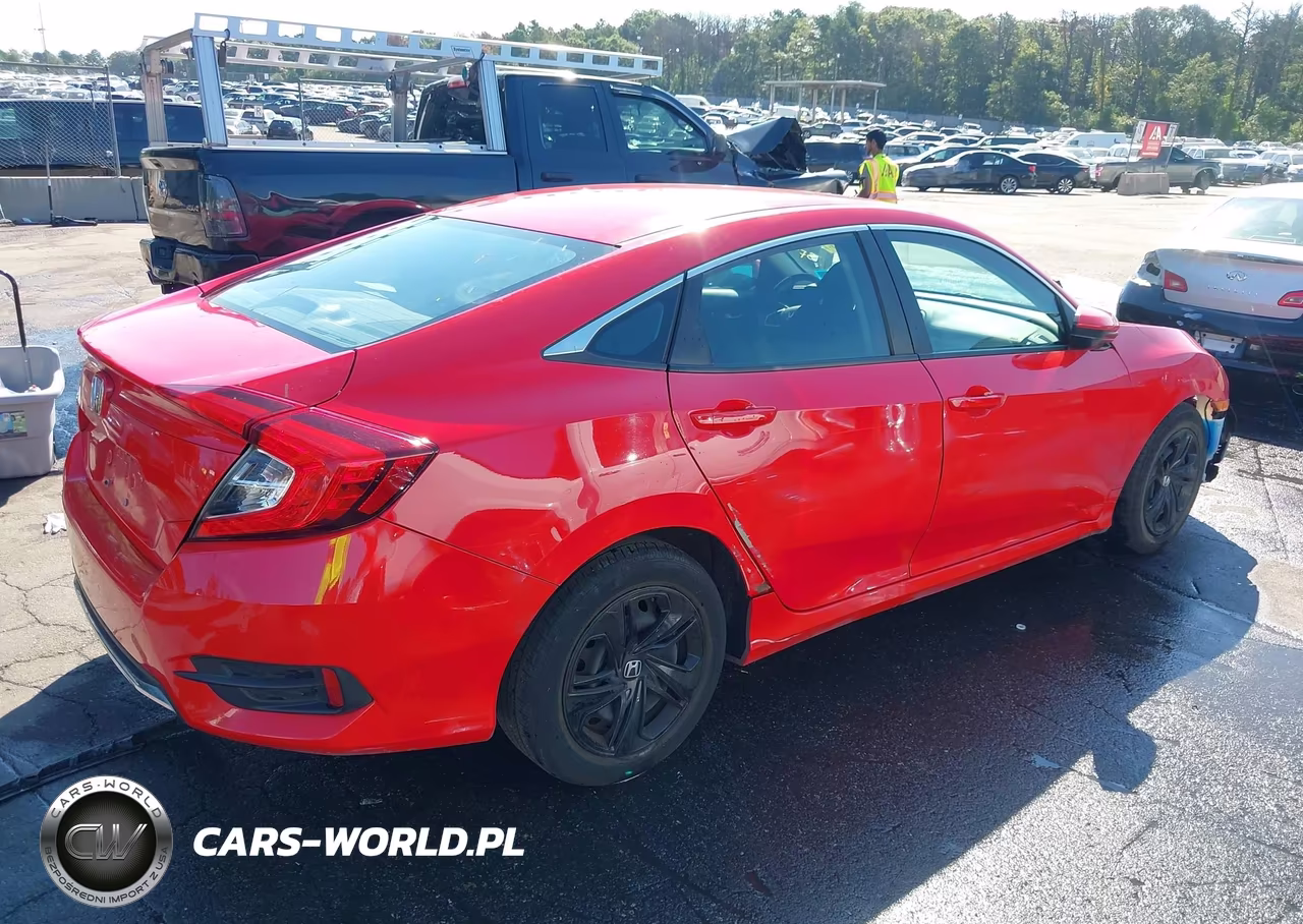 2020 Honda Civic Lx VIN:2HGFC2F68LH569074 - 4